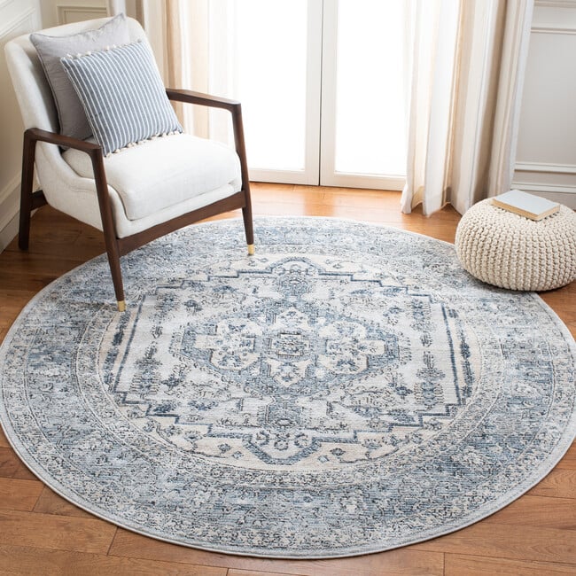 Florence Rug, Light Blue/Ivory - Rugs - 8