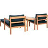 Pratia 5-Piece Outdoor Set, Navy/Acacia - Outdoor Home - 6