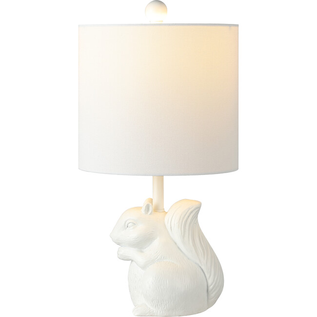Sunny Squirrel Lamp, White
