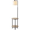 Henley Floor Lamp, Black/Wood - Lighting - 2