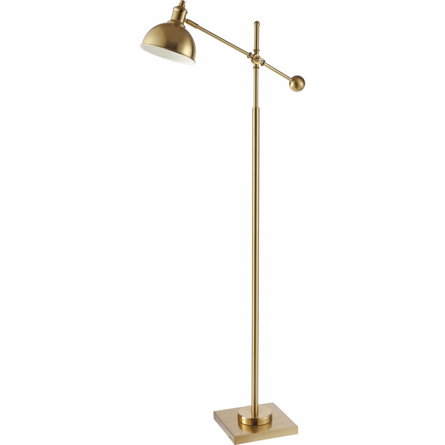 Dagen Floor Lamp, Brass