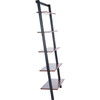 Cullyn 5-Tier Leaning Etagère, Honey Brown/Charcoal - Bookcases - 3