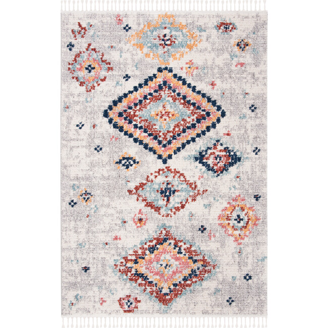 Morocco Keaton Rug, Grey/Multi - Rugs - 4