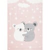 Eliza Koala Kids' Rug, Blush - Rugs - 1 - thumbnail