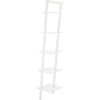 Allaire 5-Tier Leaning Etagère, White - Bookcases - 4