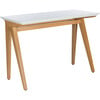 Reid Desk, Oak/White - Desks - 3