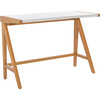 Ripley Desk , Oak/White - Desks - 3 - thumbnail