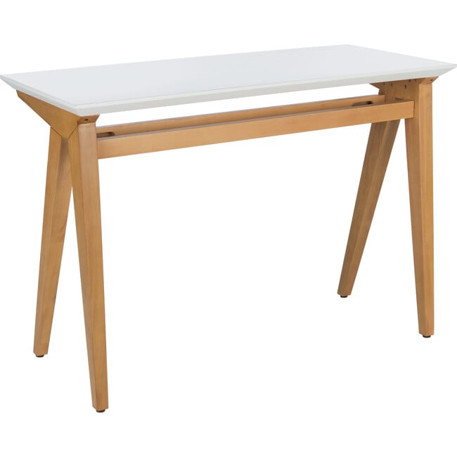 Reid Desk, Oak/White - Desks - 4