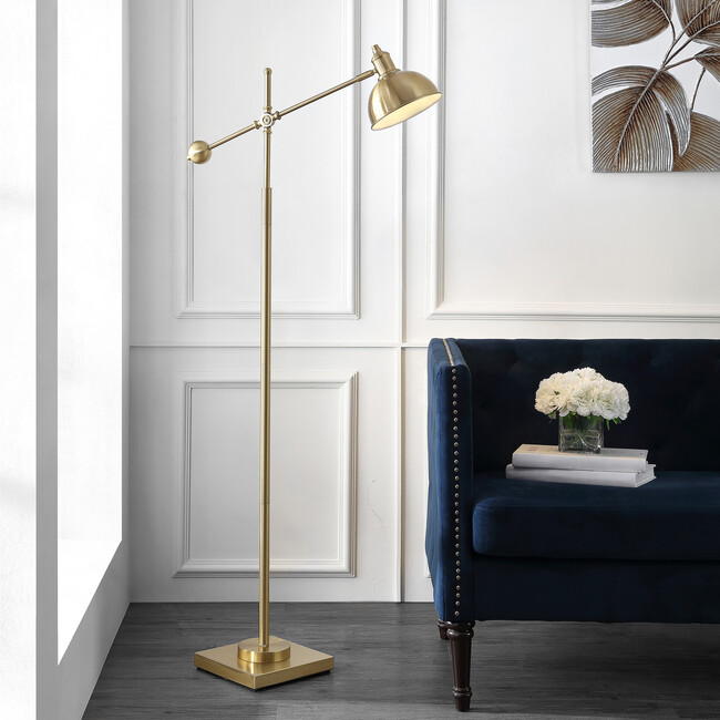 Dagen Floor Lamp, Brass - Lighting - 4