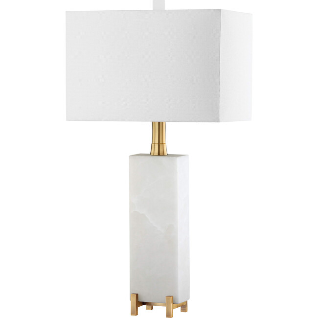 Sloane Alabaster Table Lamp, White
