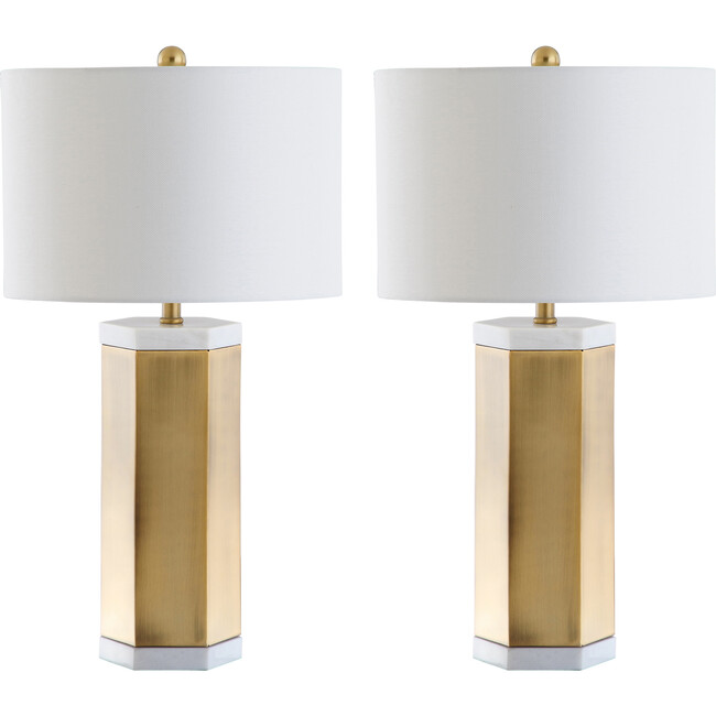Set of 2 Alya Table Lamps, Gold