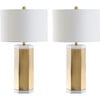 Set of 2 Alya Table Lamps, Gold - Lighting - 1 - thumbnail