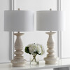 Set of 2 Jareth Table Lamp, White - Lighting - 3