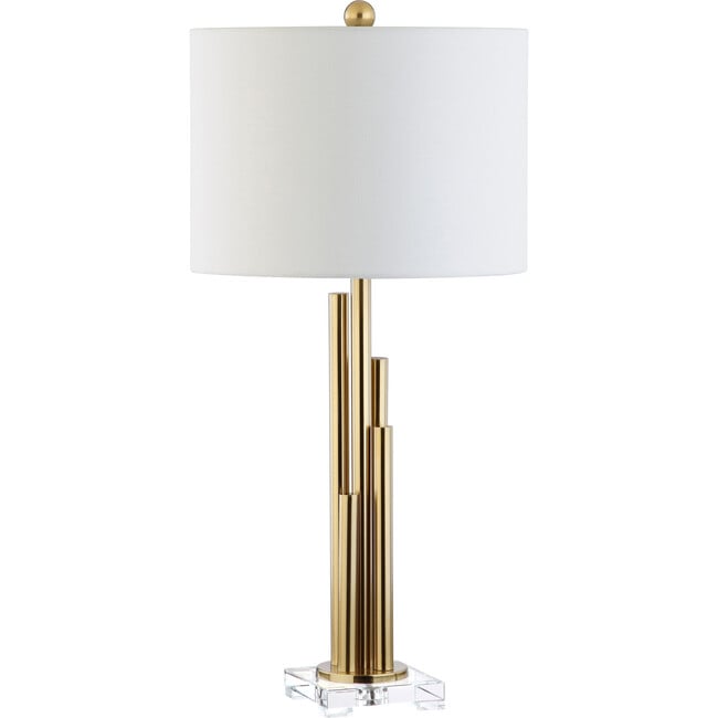 Set of 2 Hopper Table Lamps, Gold - Lighting - 4