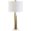 Set of 2 Hopper Table Lamps, Gold - Lighting - 4