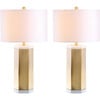 Set of 2 Alya Table Lamps, Gold - Lighting - 2