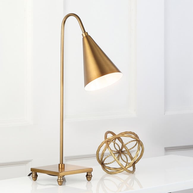 Annetta Table Lamp, Brass - Lighting - 4