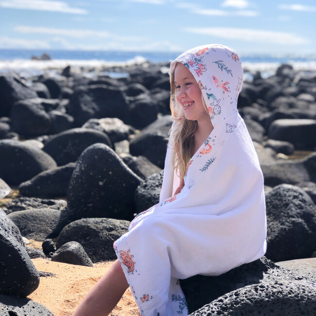 Toddler Hooded Towel, Mermaid