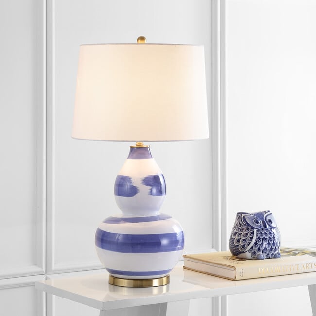 Aileen Table Lamp, Blue - Lighting - 4