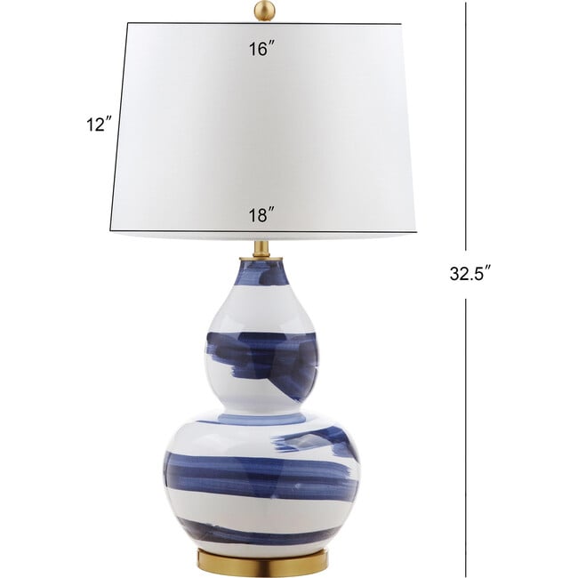 Aileen Table Lamp, Blue - Lighting - 5