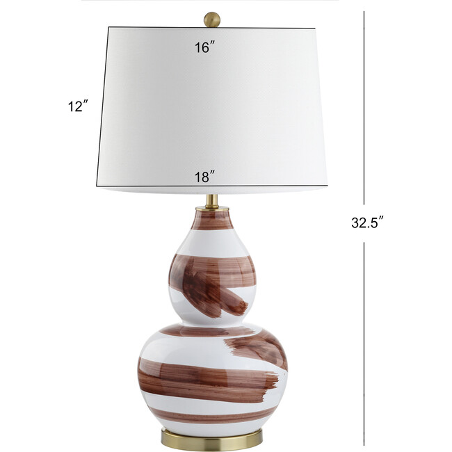 Aileen Table Lamp, Brown - Lighting - 4