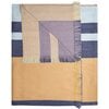 Reversible Alpaca Throw Blanket, Indigo Gold - Throws - 1 - thumbnail