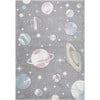 Sally Saturn Kids' Rug, Grey/Multi - Rugs - 1 - thumbnail