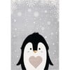 Byrdie Penguin Kids' Rug, Grey - Rugs - 1 - thumbnail