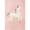 Olivia Unicorn Kids' Rug, Pink - Rugs - 1 - thumbnail