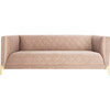 Luanna Diamond Trellis Sofa, Rose - Accent Seating - 1 - thumbnail