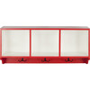 Alice Storage Wall Shelf, Red/White - Wall Décor - 1 - thumbnail