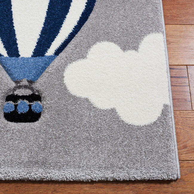 Amelia Airplane Kids' Rug, Navy/Red - Rugs - 3