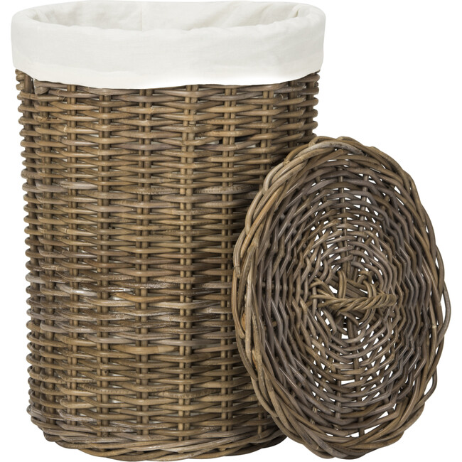 Set of 2 Millen Rattan Round Laundry Baskets - Storage - 4