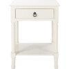 Haines 1-Drawer Accent Table, White - Accent Tables - 1 - thumbnail