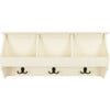 Darcey Hanging Storage Wall Rack, White - Wall Décor - 1 - thumbnail