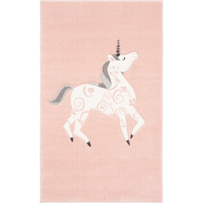 Olivia Unicorn Kids' Rug, Pink - Rugs - 5