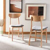 Lucca Retro Cushion Chair, Natural/Grey - Accent Seating - 2