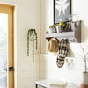 Darcey Hanging Storage Wall Rack, Grey - Wall Décor - 2