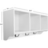 Alice Storage Wall Shelf, White - Wall Décor - 3