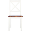 Silio X Back Accent Chair, White/Natural - Accent Seating - 3