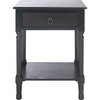 Haines 1-Drawer Accent Table, Black - Accent Tables - 1 - thumbnail