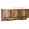 Alice Storage Wall Shelf, Oak - Wall Décor - 4