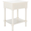 Haines 1-Drawer Accent Table, White - Accent Tables - 5