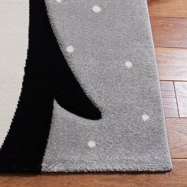 Byrdie Penguin Kids' Rug, Grey - Rugs - 5