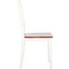 Silio X Back Accent Chair, White/Natural - Accent Seating - 5