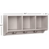 Alice Storage Wall Shelf, Grey - Wall Décor - 3