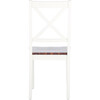 Silio X Back Accent Chair, White/Natural - Accent Seating - 6