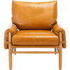 Oslo Mid Century Arm Chair, Caramel/Natural - Accent Seating - 1 - thumbnail