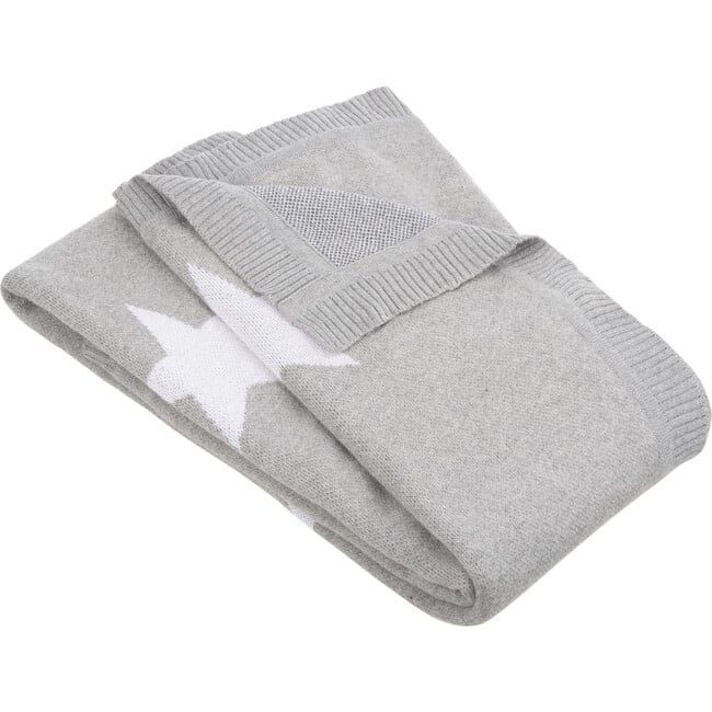 Olly Baby Throw Blanket, Grey - Blankets - 2