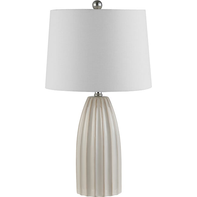 Kayden Ceramic Table Lamp, Cream